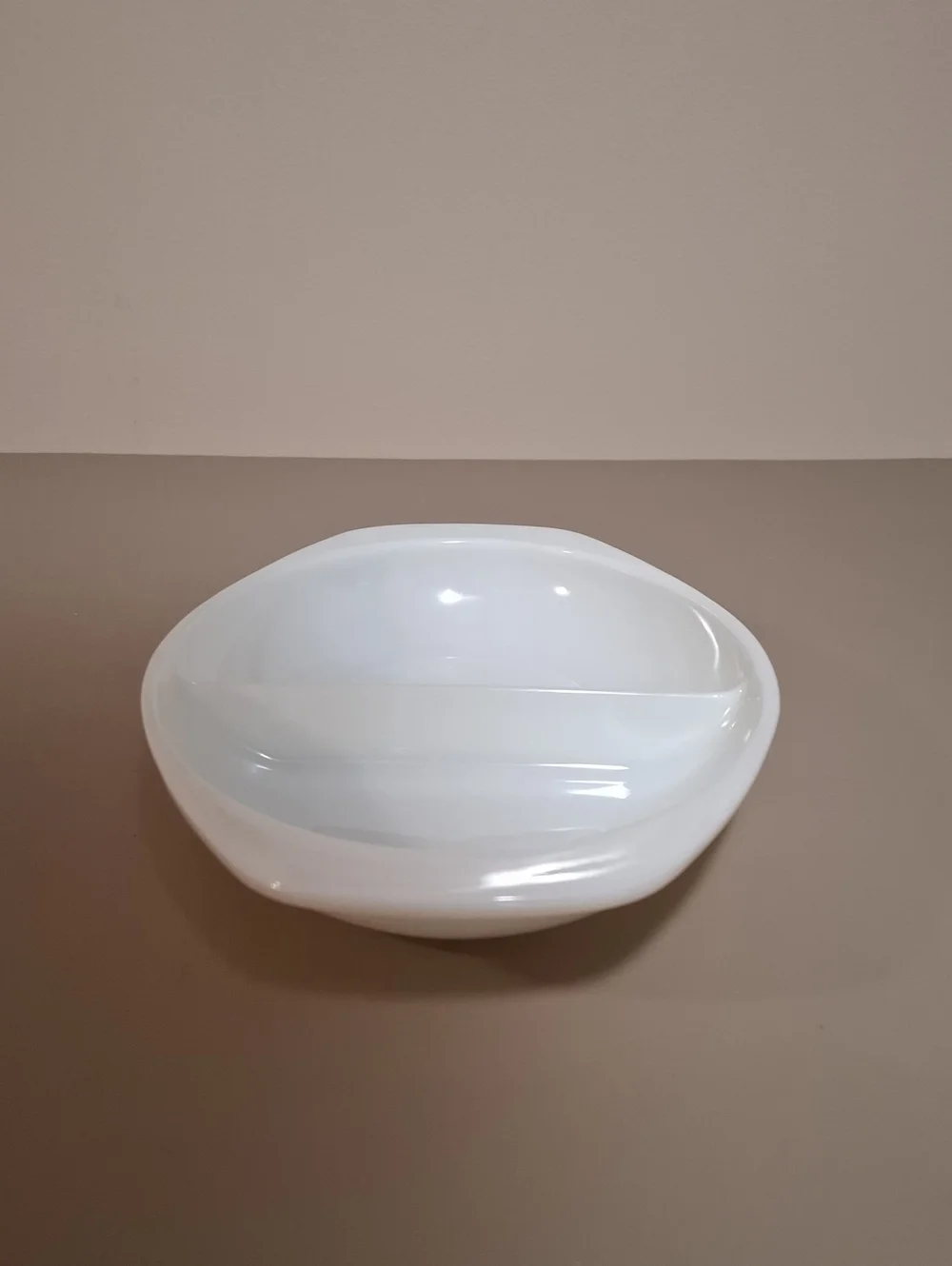 Vintage Pyrex 1083 White Divided Oval Dish 1 1/2 Quart Serving Party Platter